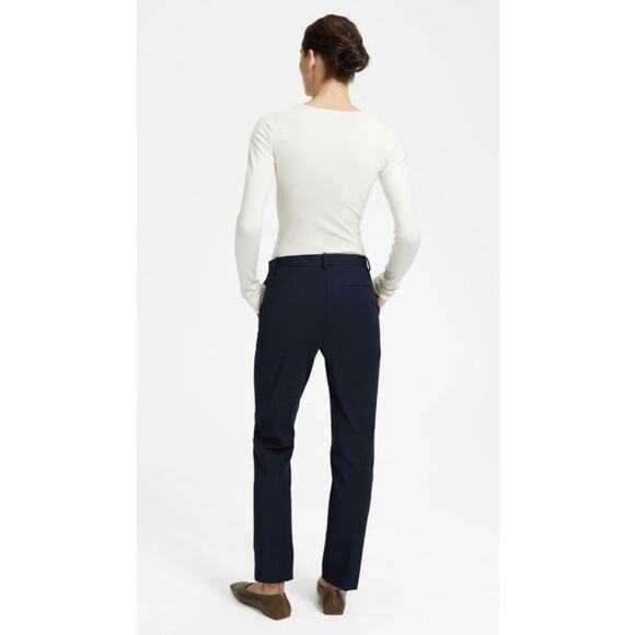 Theory Double Stretch Tailored Trousers in Deep Royal- 2,10 - Picture 2 of 11
